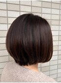 切りっぱなしボブ/ショートボブ/美髪/ブラウン/我孫子駅