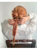 お呼ばれ hair set