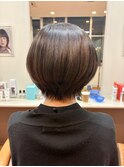 ショート/イメチェン/40代/50代/ショートボブ