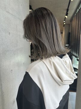 エース (ACE) 【ACE横浜】バレイヤージュ×グレーカラー