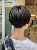 刈り上げショート◎刈り上げマッシュショート◎刈り上げボブ黒髪