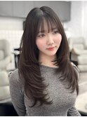 韓国ヘア/韓国スタイル/縮毛矯正/髪質改善/レイヤーカット