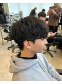 沖縄メンズシャドウパーマ