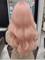 ジルバイジゼル(JILL by GiseL)&nbsp;ロング ハイトーン ケアブリーチ ピンクベージュ ダブルカラー