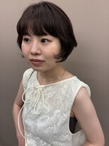 フェンヘアーアイス 中目黒(Fen.hair ici)&nbsp;秋色艶感ショートボブ◎前髪あり小顔ひし形
