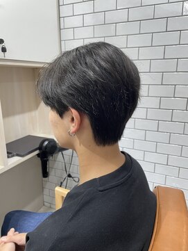 ハツ 橋本(HATSU) ナチュラル刈り上げセンターパート!