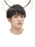 黒髪◎ツーブロックパーマで爽やかショート