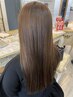 平日限定 ¥12000 人気【平日】カット+トレンドカラー+髪質改善5stepTR