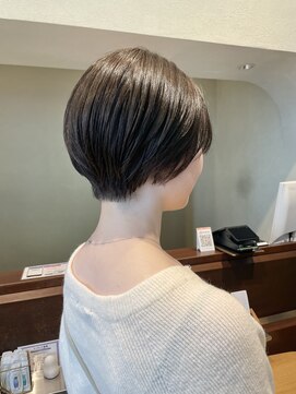 エルサフィロ ヨドヤバシ(el zafiro yodoyabashi) コンパクトショート　オリーブグレージュ