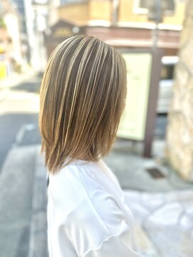 ラウラアンドロー(LAURA&RO) ミルクティーベージュダブルカラーインナーカラーケアブリーチ