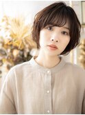 斜めバング前下がり小顔ショートボブパーマh4大宮20代30代40代