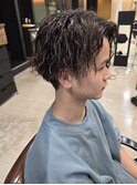 men's/センターパート/メンズパーマ/メンズカット/布施駅