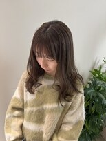 フィーカ(fika)&nbsp;柔らかい質感と透明感☆シアーベージュカラー