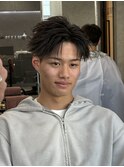フェザーショートパーマ