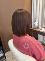 ヘアデザインスペース イチエ(hair design space i chi e) 春色オレンジブラウン艶カラー