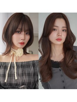 アンジェリカラボ 梅田店(ANGELICA LABO)の写真/骨格に合わせたカットで似合う髪型をご提案◎【梅田/レイヤーカット/韓国風/髪質改善】