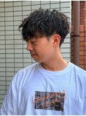 MEN’S/リバースセンターパート/ニュアンスパーマ/錦糸町駅