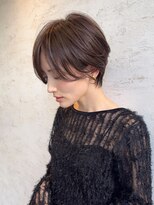 ダム(DaM)&nbsp;ナチュラルボブ前髪ありイメチェン20代30代40代ショートボブ