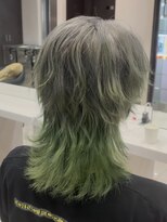ブラン バイ アールオー(Blan by Ro)&nbsp;グレー×グリーンエンドカラー