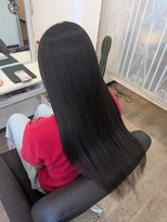 エルベ  茨大前店(elve)&nbsp;自然なツヤとまとまりが続く、ナチュラルストレート