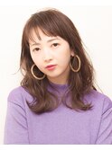 【ROPE.】アシメバングハイレイヤーロングx大人ラフカール