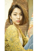 アジュール ヘアデザイン(Aju r hair design) 【小顔効果抜群☆】 ラウンドふんわりボブ