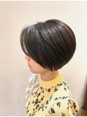 グラデーションショートボブ