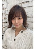 【lond printemps水野】大人かわいいワンレン外ハネボブ