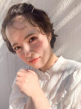 エミュ 天文館店(eMu) ショートパーマ×シアーカラー