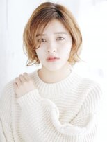 ヘアメイク ナル(hair make nalu)&nbsp;かきあげバングのゆるニュアンスカール