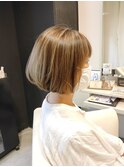 ボブにポイントハイライトで夏をオシャレに楽しもう♪おすすめ