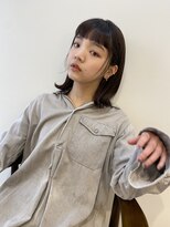 眉上バング/顔回りレイヤー