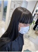 前髪インナーカラー◎