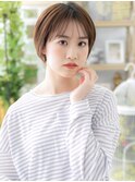 大人かわいい小顔ナチュラルマッシュショートa戸頭20代30代40代