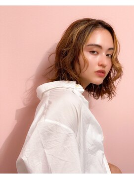 エルモナ(Elmona) 【HARUKA】ニュアンスミディ◎ヘーゼルベージュ