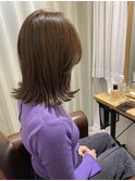 20代 30代 40代 モテ髪 結べるボブ 韓国ヘアー ブルーアッシュ