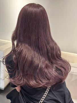 ベレーザ 渋谷(BELEZA) 4181アッシュブラックパープルブラック波巻きヘルシースタイル