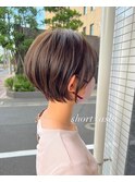 アッシュ×ショートボブ
