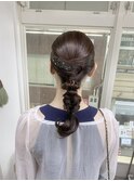 ナチュラル金箔ポニー