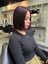 スティーロ 渋谷(Steelo)&nbsp;steelo 切りっぱなしボブ×モカブラウン