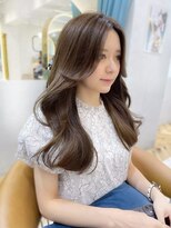 ロンドプランタン 恵比寿(Lond Printemps)&nbsp;□韓国風くびれヘアブリーチなしのミルクティーベージュ