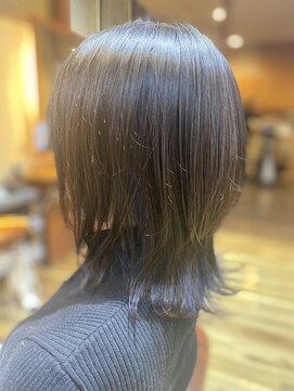 ヘアー キューブ フィール 都町店(hair cube feel) レイヤーウルフカット＆インナーカラー