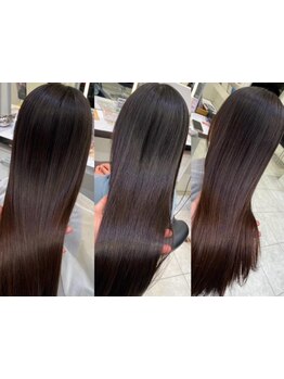 《自分史上最高のストレート》毛先がチリつかない、硬くならない、傷まない縮毛矯正『クオライン』