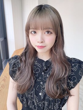 アイティー バイ アルバム 中野店(IT by ALBUM) ナチュラルロング__ハッシュカットフルバング_ba472112