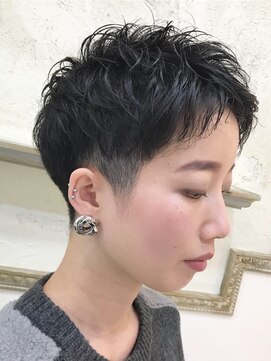 リゴ ヘアー(RIGO hair) ★、ベリショ、ショート、2ブロック、オシャレママ