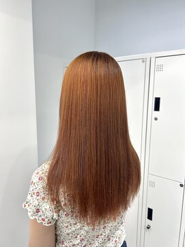 ペレ 栄店(PELE) デザインカラー/レイヤーカット/ウェットヘア/オリーブベージュ