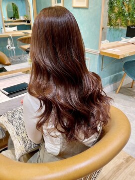 ロンド リリー 銀座(Lond Lily) ブリーチなし地毛風グレージュ☆髪質改善/レイヤーカット[銀座]