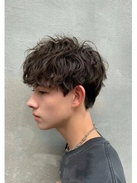 エーエフ(AF) 20代30代メンズパーマ/マッシュ/クール/ダークブラウン