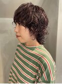 ウルフパーマ　くせ毛風パーマ　外国人風パーマ　y7
