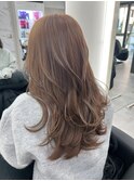ブリーチなしダブルカラー☆ヘーゼルベージュ☆20代30代40代